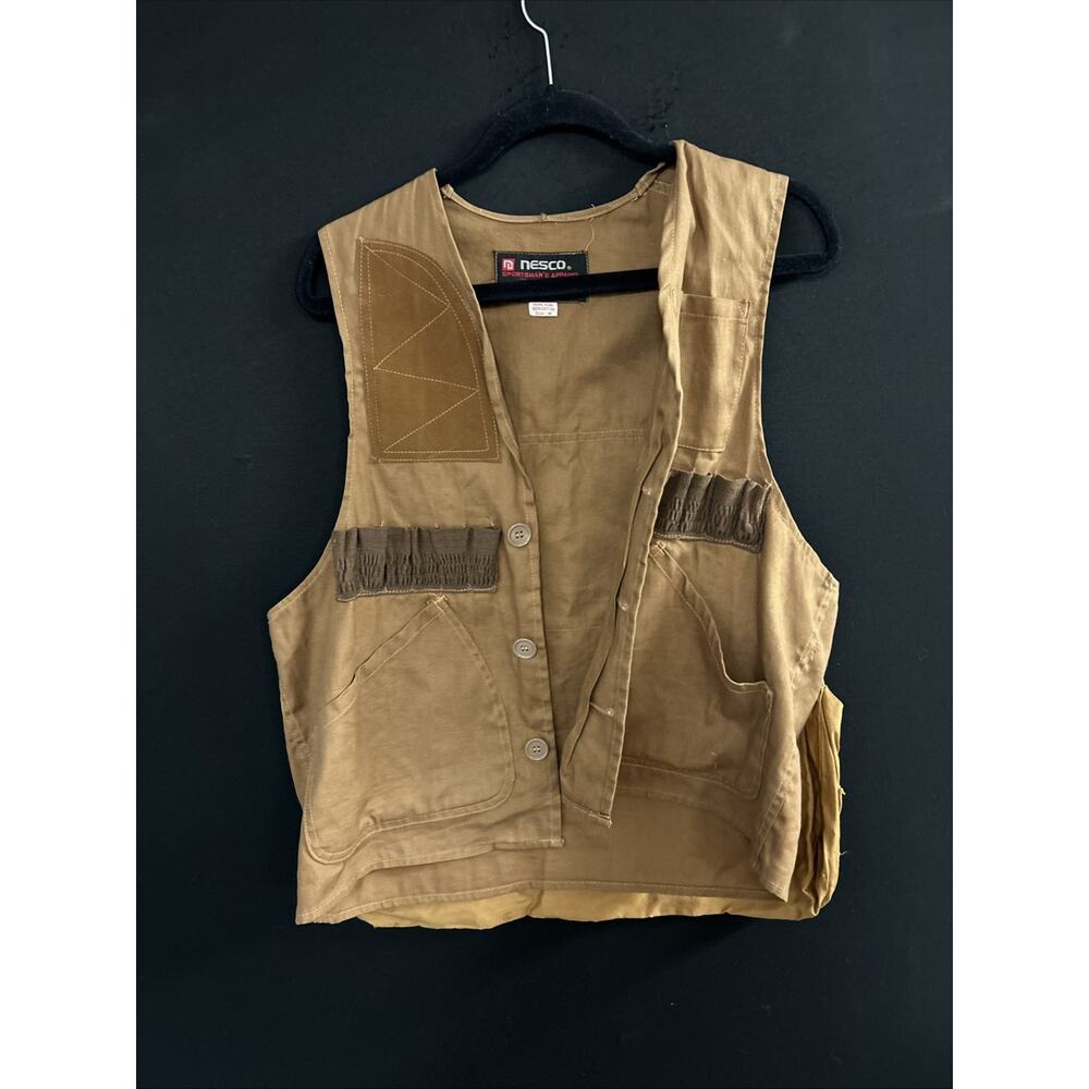 Vintage New I Sportsman’s Apparel Cotton Vest Men's M Hunting Fishing Shooting